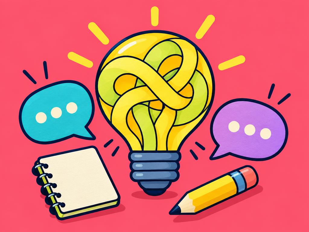 AI Idea Machine - Can't think of a business idea? Let AI spark your imagination based on what you love! Business and money skills activity for kids and teens, ages 6-18.