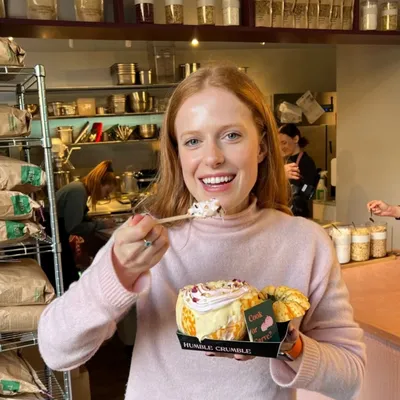 Kim Innes, Food & Drink female founder UK Kim Innes – female entrepreneur and founder of Humble Crumble, a UK Food & Drink business