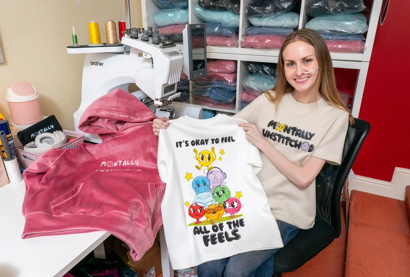 Millie Haywood, Fashion & Beauty female founder UK Millie Haywood – female entrepreneur and founder of Mentally Unstitched, a UK Fashion & Beauty business