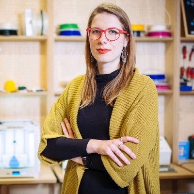 Solveiga Pakštaitė, Tech & Innovation female founder UK Solveiga Pakštaitė – female entrepreneur and founder of Mimica, a UK Tech & Innovation business