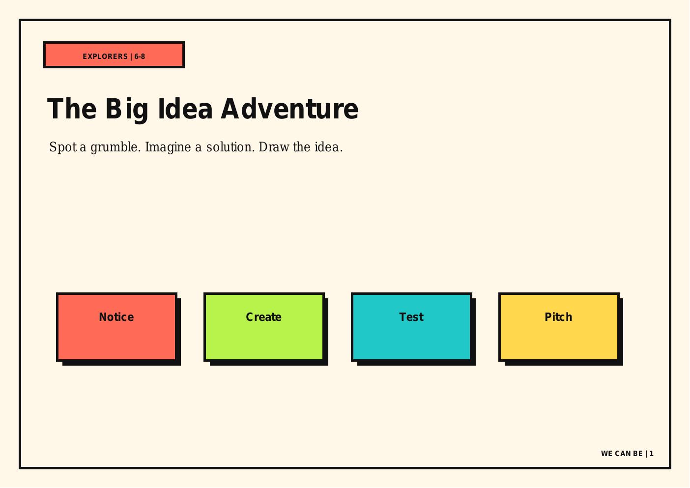 Explorers - KS1 single lesson