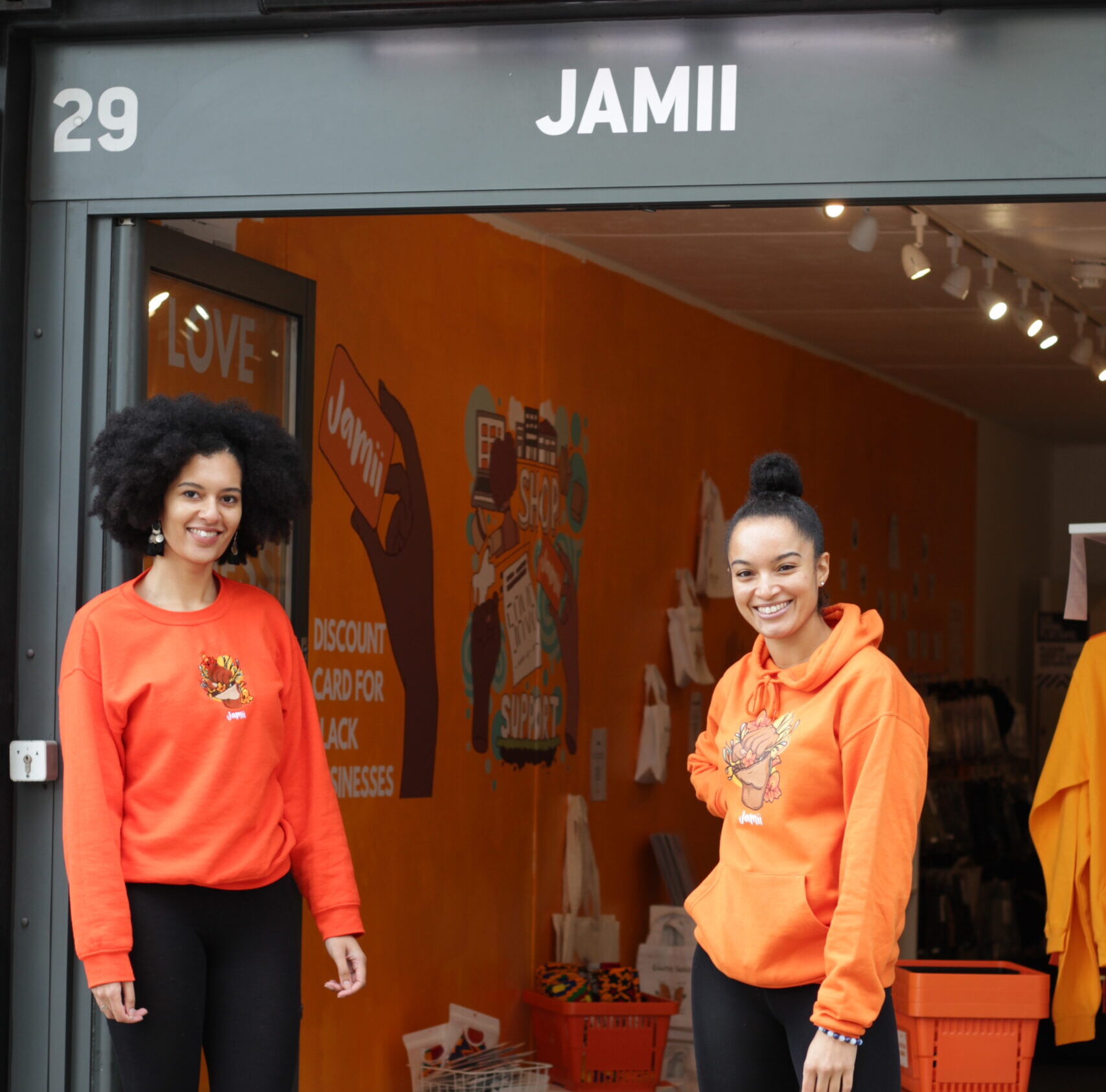 Khalia & Courtney Ismain, Community female founder UK Khalia & Courtney Ismain – female entrepreneur and founder of Jamii, a UK Community business