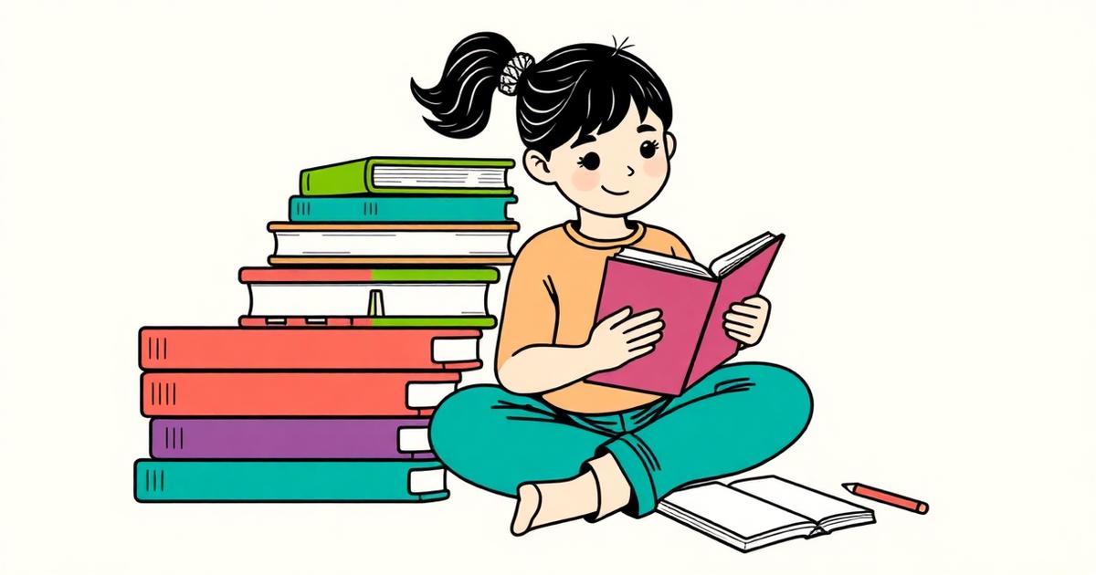 Illustration for blog article: Best Books for 10, 11 and 12 Year Old Girls (UK, 2026)