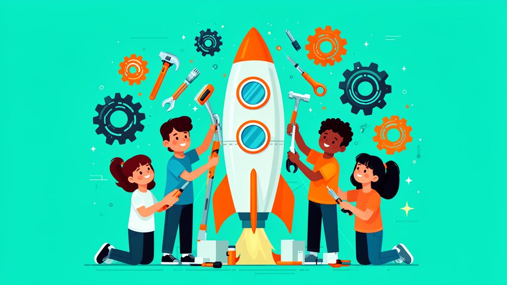 Illustration for blog article: Future-Ready Skills for Kids: How Entrepreneurship Builds What Schools Can't