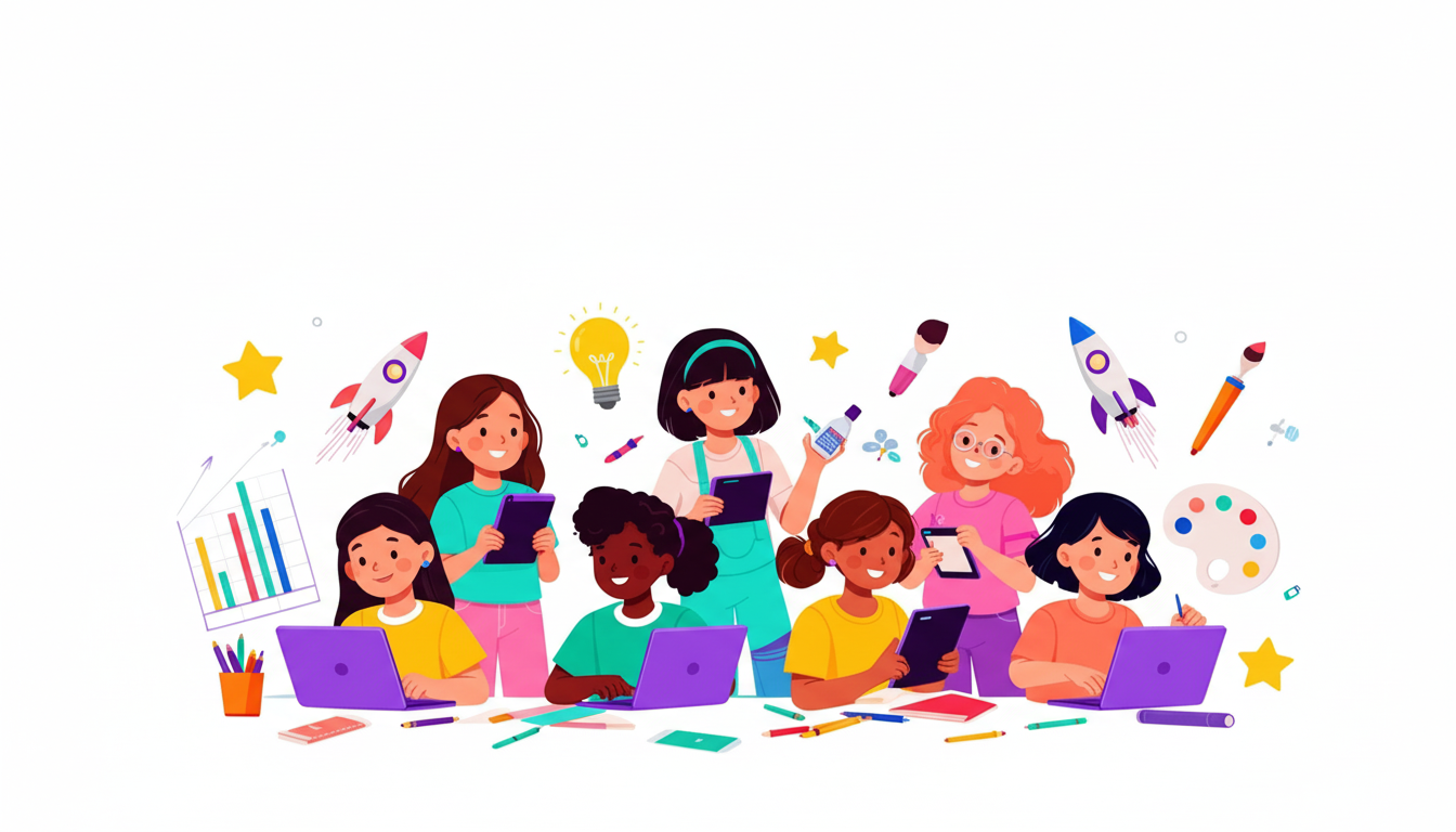 Illustration for blog article: Introducing We Can Be: The All-in-One Entrepreneurship Platform for Young People